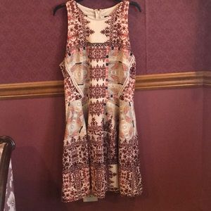 Printed cocktail dress